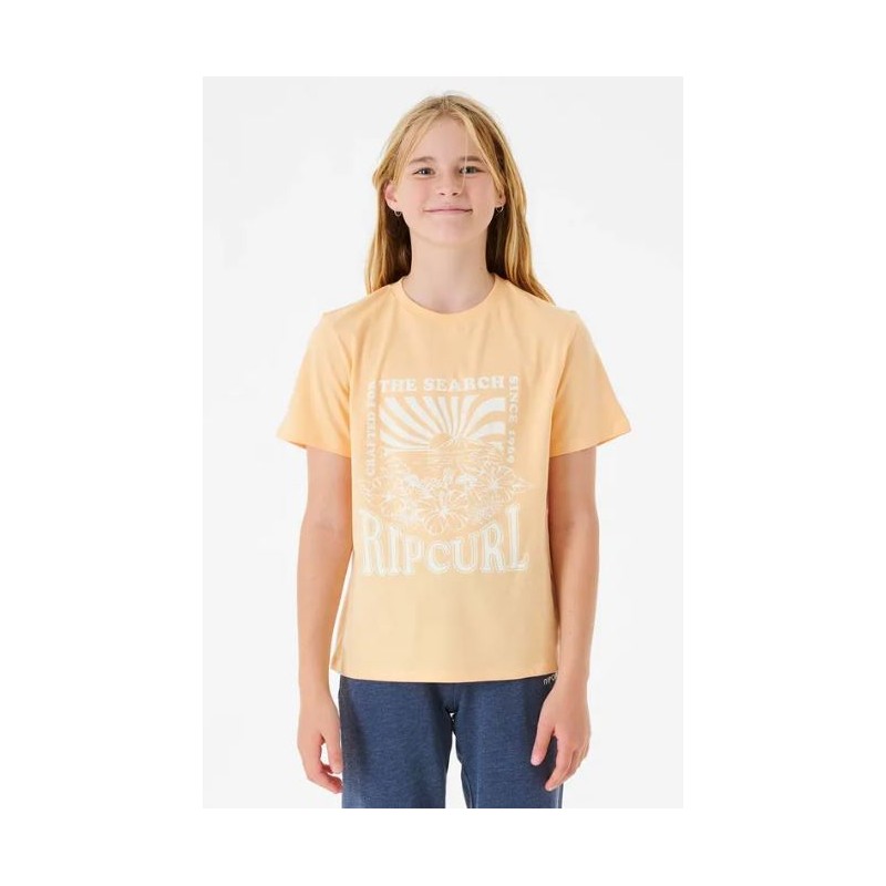 T-shirt Fille Tropical Sunset - RIPCURL 