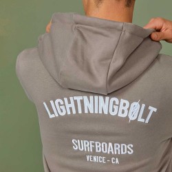 SURF BOARD ZIP HOODIE - LIGHTNING BOLT