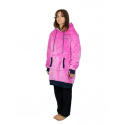 Poncho Plaid Viola - ALL-IN 