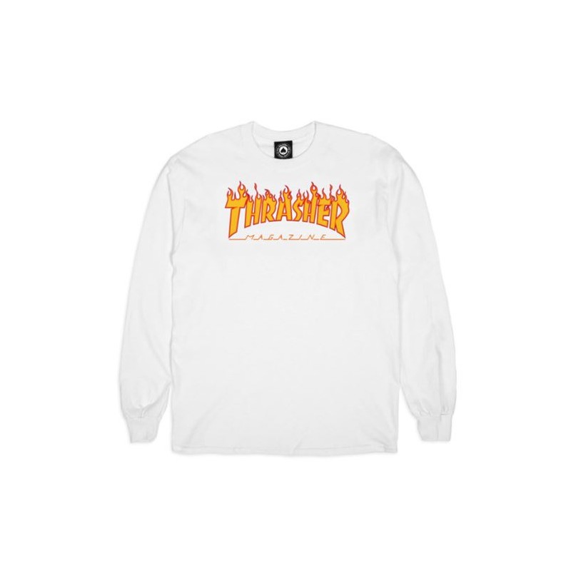 T-SHIRT FLAME LOGO - THRASHER