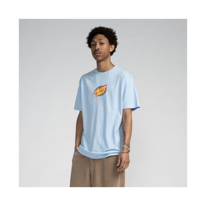 Oval Check Flame Front - SANTA CRUZ 
