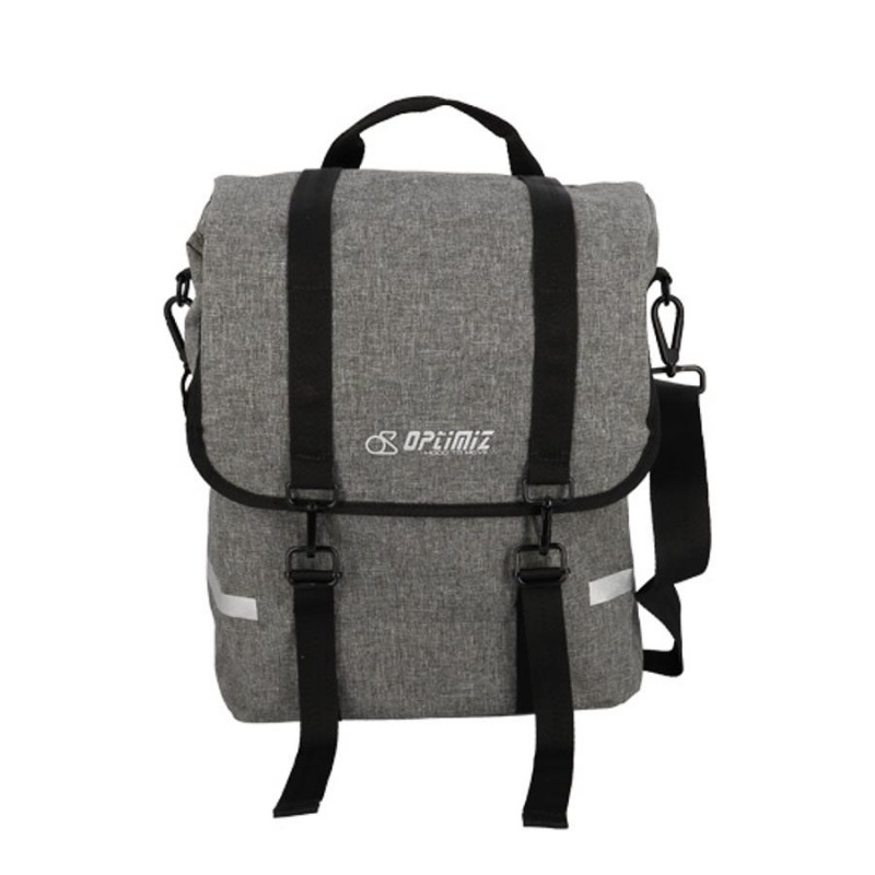 SACOCHE VELO LATERALE GRIS CLAIR - OPTIMIZ SACOCHE VELO LATERALE GRIS CLAIR - OPTIMIZ