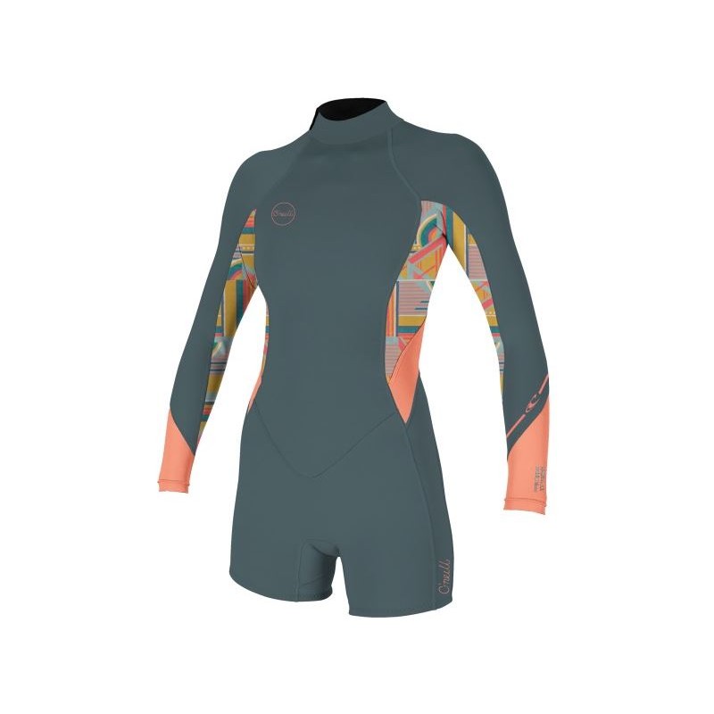 Wms Bahia 2/1 Back Zip L/S Spring