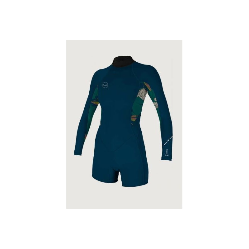 Wms Bahia 2/1 Back Zip L/S Spring