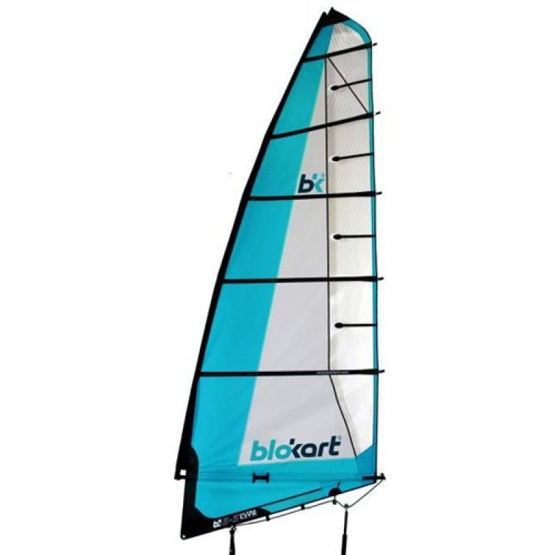 Voile Blokart complète 5.5m² (Bôme+pulley+écoute)