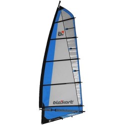 Voile Blokart complète 4.0m² (Bôme+pulley+écoute)