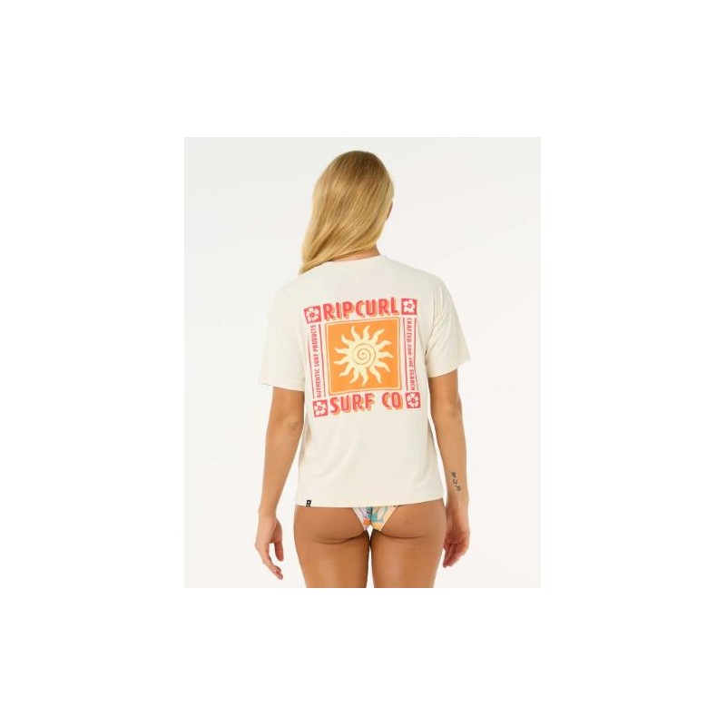 T-shirt Anti-UV SURFLITE CROP - RIP CURL T-shirt Anti-UV SURFLITE CROP - RIP CURL