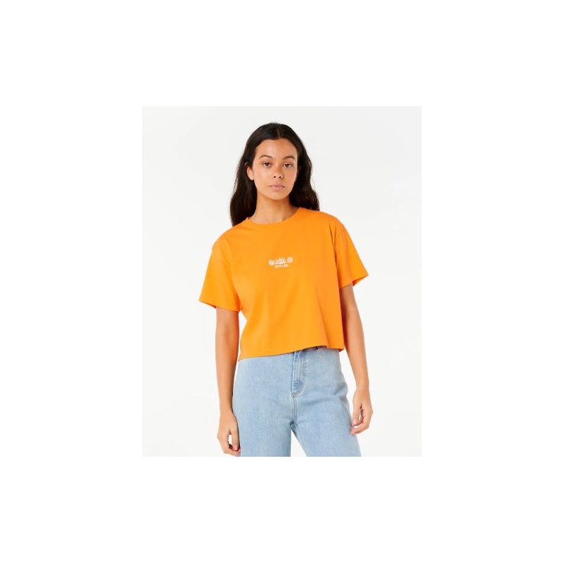 TOKENS CROP TEE - RIP CURL TOKENS CROP TEE - RIP CURL