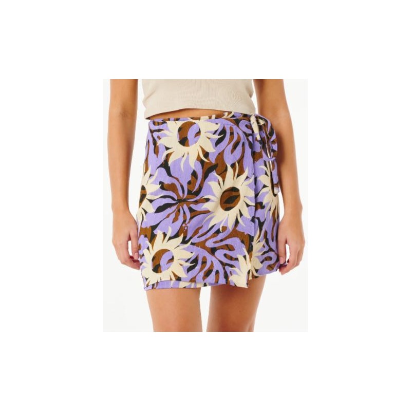 SUN DRENCHED MINI WRAP SKIRT - RIPCURL 