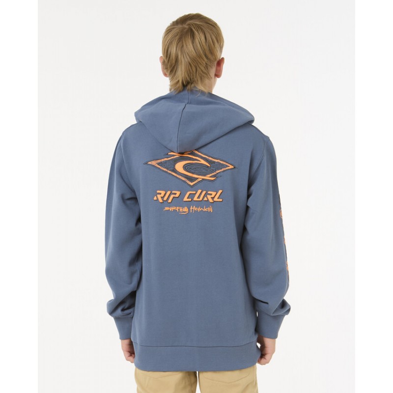 RAW ENERGY ZIP THRU HOOD - RIP CURL 