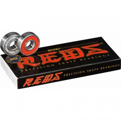 BONES ROULEMENTS (JEU DE 8)  - REDS