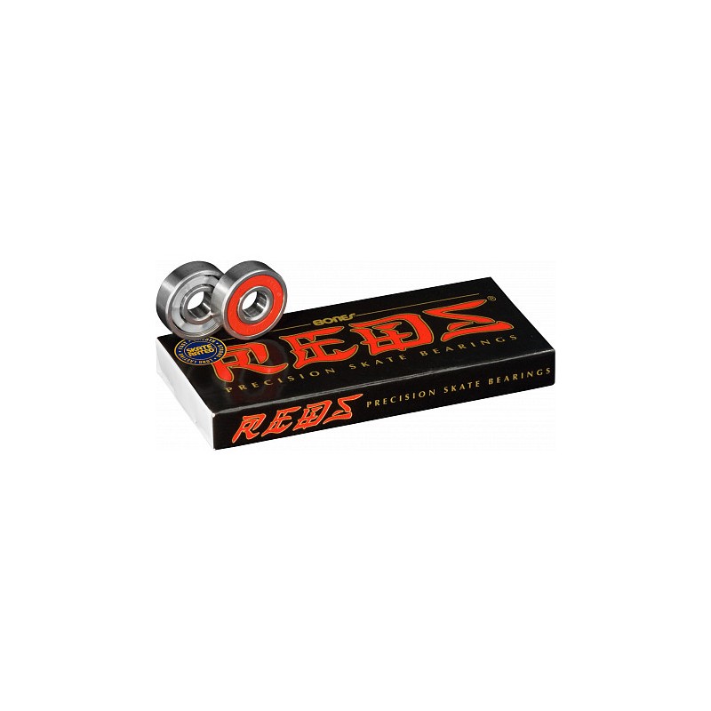 BONES ROULEMENTS (JEU DE 8)  - REDS