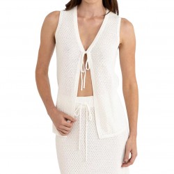 Longline knit vest - RHYTHM 