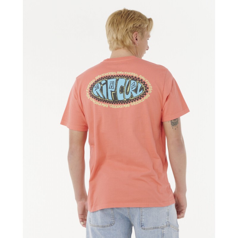 RAW ENERGY DE OVAL TEE - RIP CURL  