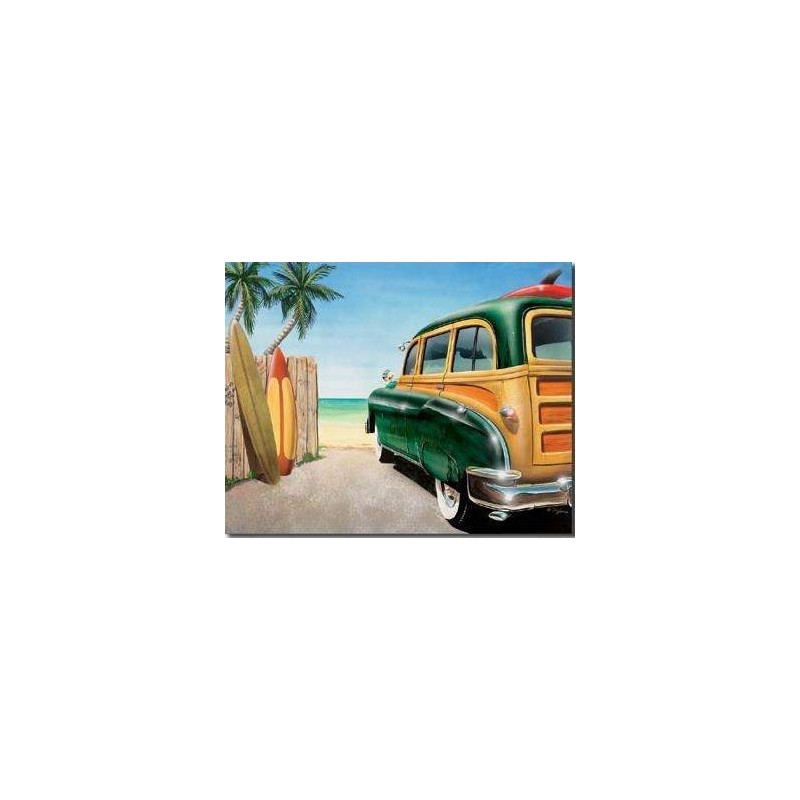 PLAQUE GREEN WOODY - SURFPISTOLS 