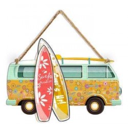 PLAQUE MINI BUS ORANGE - SURFPISTOLS