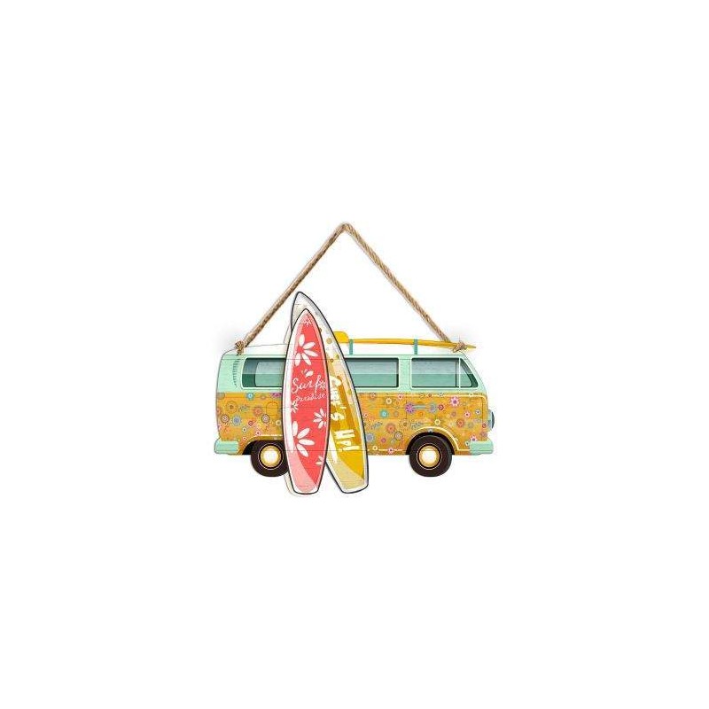 PLAQUE MINI BUS ORANGE - SURFPISTOLS PLAQUE MINI BUS ORANGE - SURFPISTOLS
