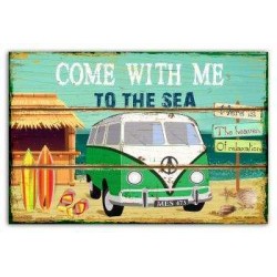 TABLEAU WOOD COME WITH ME - SURFPISTOLS 