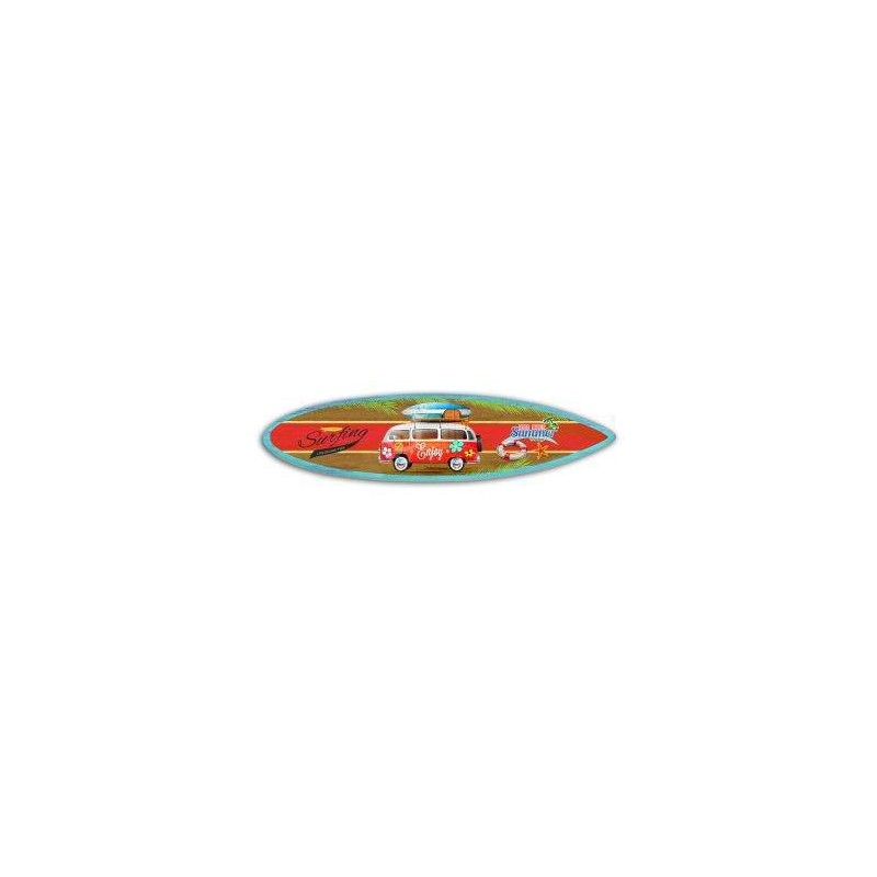 TABLEAU WOOD SURFING MINI BUS - SURFPISTOLS 
