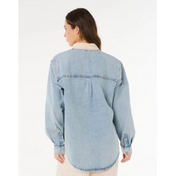 SURF SIDE RELAXED DENIM SHIRT - RIP CURL 