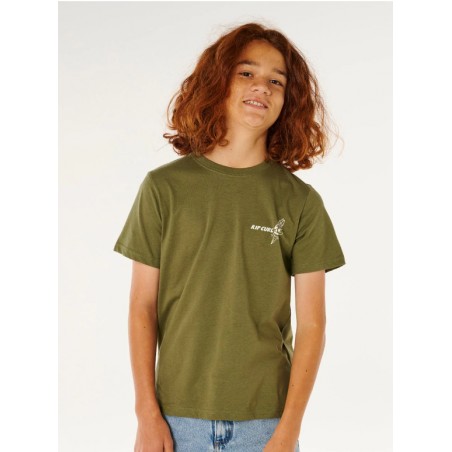 ETERNAL SHRED ART TEE-BOY- RIP CURL 
