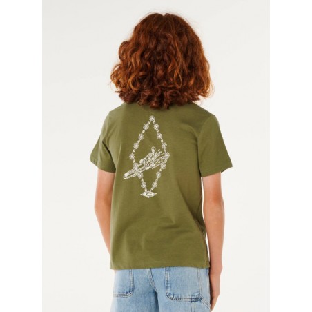 ETERNAL SHRED ART TEE-BOY- RIP CURL 