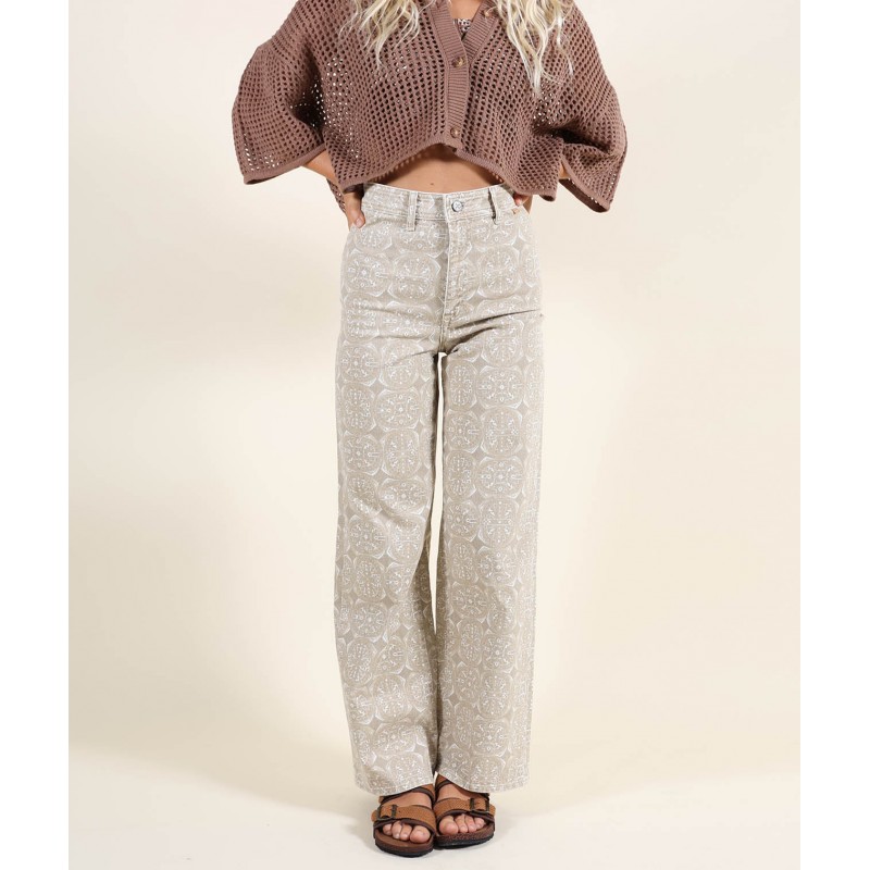 Flare printed pant - OXBOW 