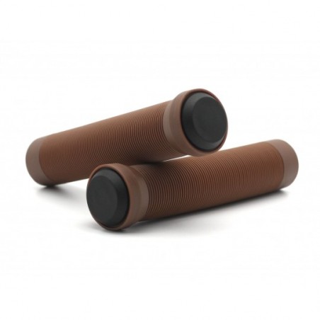 Poign&eacute;es trottinette marron - TRIGGER 